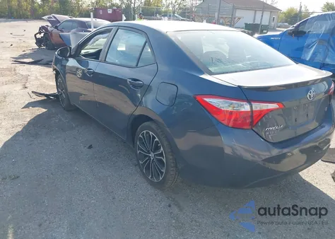 2015 Toyota Corolla S Plus from USA, damaged, VIN 2T1BURHE9FC396932
